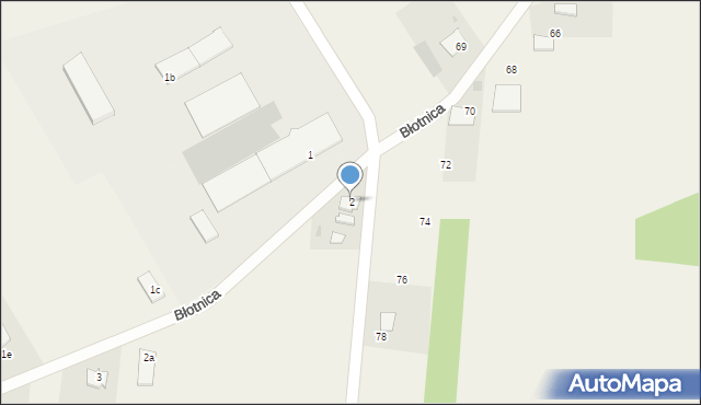 Błotnica, Błotnica, 2, mapa Błotnica