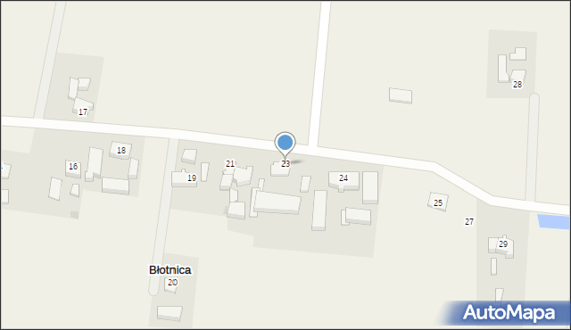 Błotnica, Błotnica, 23, mapa Błotnica