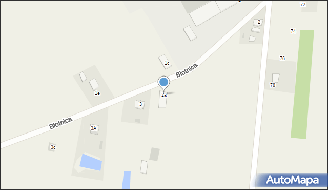 Błotnica, Błotnica, 2a, mapa Błotnica