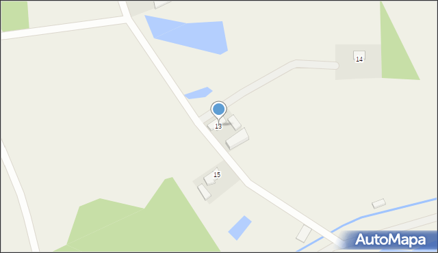 Błotno, Błotno, 13, mapa Błotno
