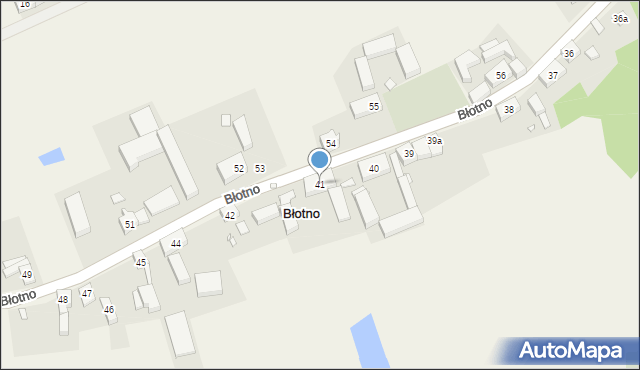 Błotno, Błotno, 41, mapa Błotno