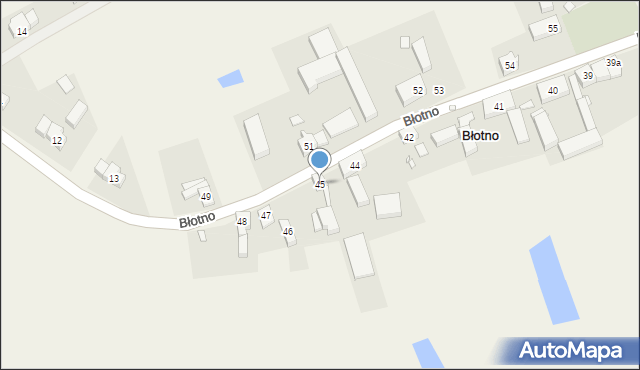 Błotno, Błotno, 45, mapa Błotno