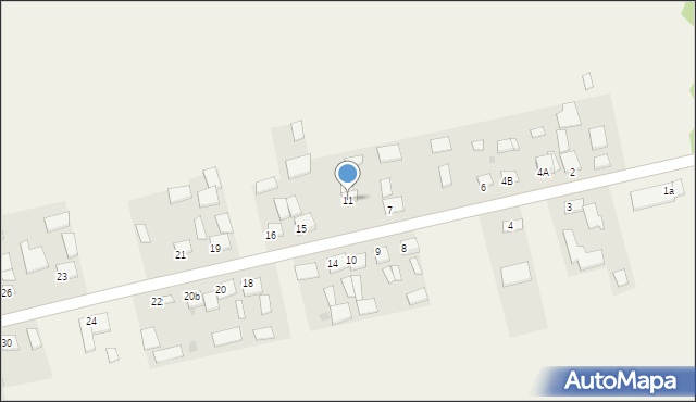 Błotnowola, Błotnowola, 11, mapa Błotnowola