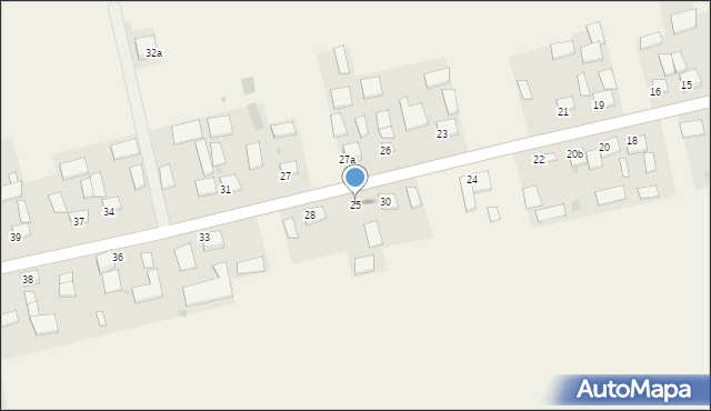 Błotnowola, Błotnowola, 25, mapa Błotnowola