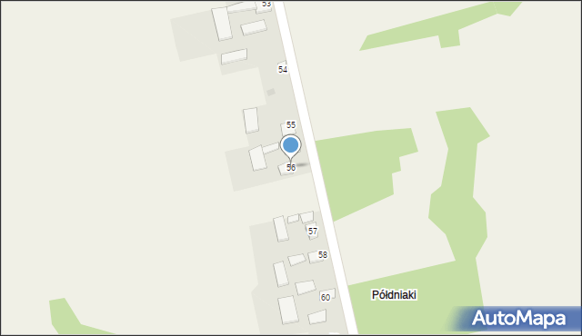 Błotnowola, Błotnowola, 56, mapa Błotnowola