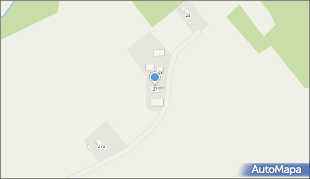 Błudowo, Błudowo, 27, mapa Błudowo