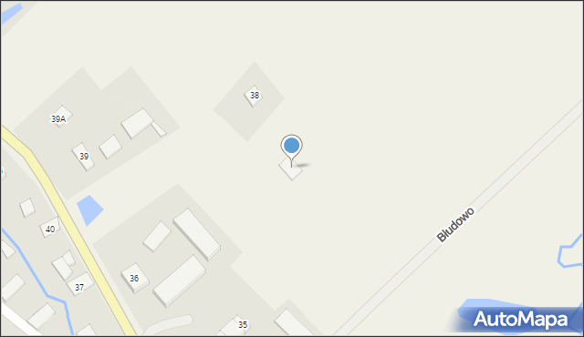 Błudowo, Błudowo, 36a, mapa Błudowo