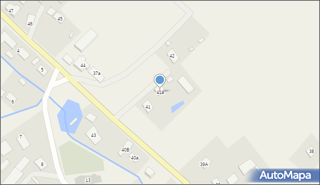 Błudowo, Błudowo, 41a, mapa Błudowo