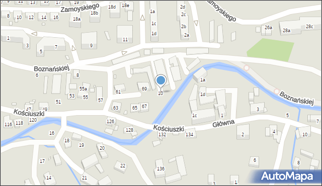 Bogatynia, Bliska, 10, mapa Bogatynia