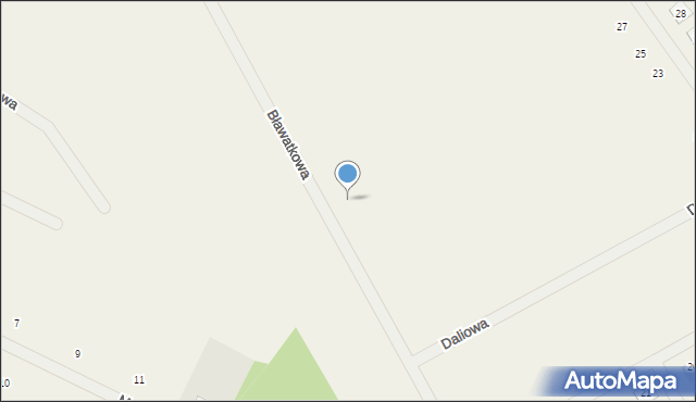 Bolechówko, Bławatkowa, 44, mapa Bolechówko