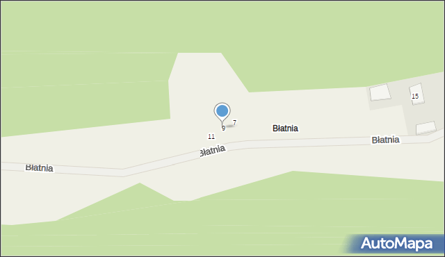 Brenna, Błatnia, 9, mapa Brenna