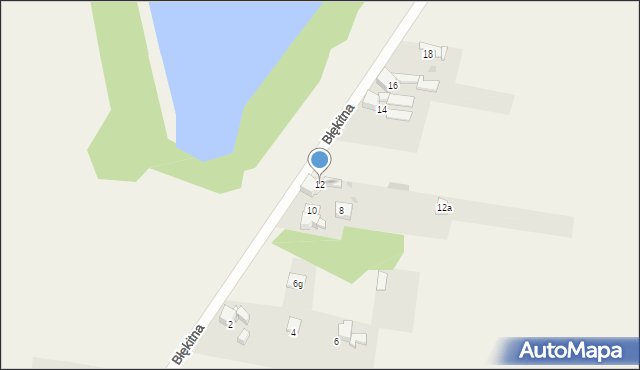 Chełm Śląski, Błękitna, 12, mapa Chełm Śląski