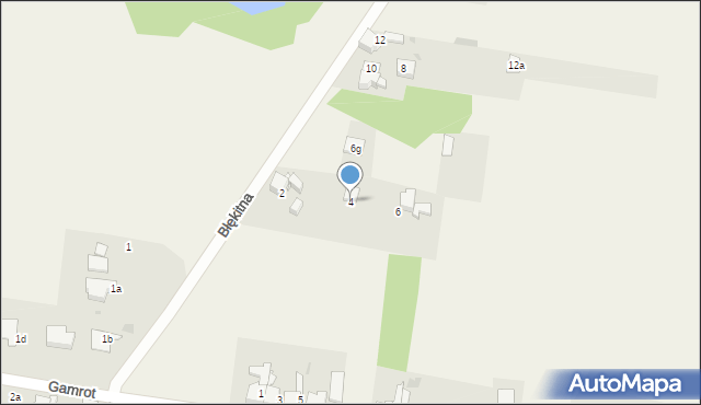 Chełm Śląski, Błękitna, 4, mapa Chełm Śląski