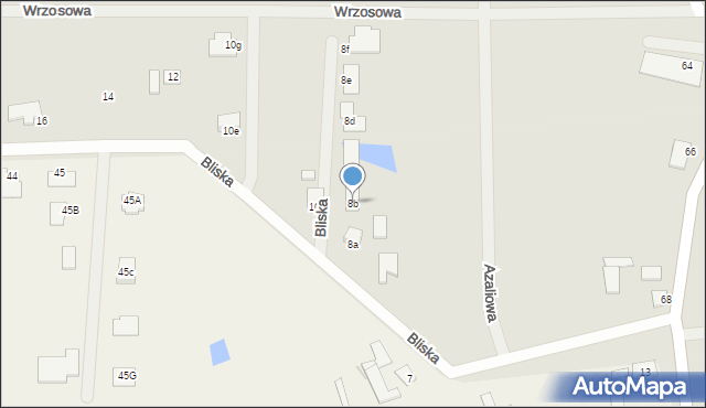 Chełmno, Bliska, 8b, mapa Chełmno