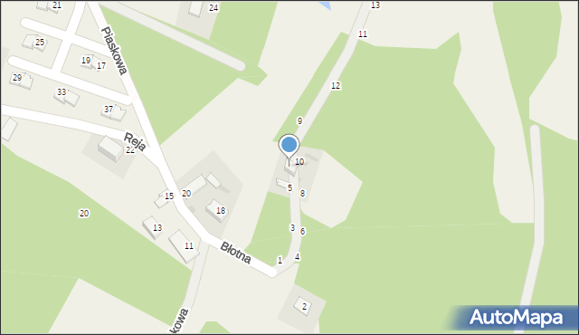 Chwaszczyno, Błotna, 7, mapa Chwaszczyno