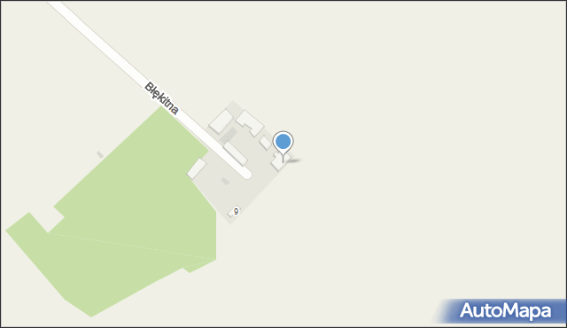 Domaniów, Błękitna, 1, mapa Domaniów