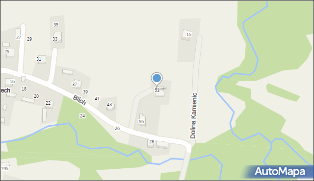 Filipowice, Blich, 53, mapa Filipowice