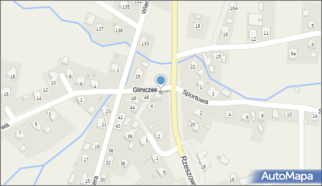 Frysztak, Blajera Wojciecha, ks., 50, mapa Frysztak