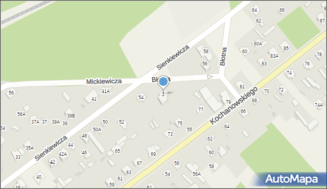 Garbatka-Letnisko, Błotna, 2, mapa Garbatka-Letnisko