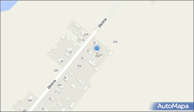 Gołąb, Błotna, 33A, mapa Gołąb