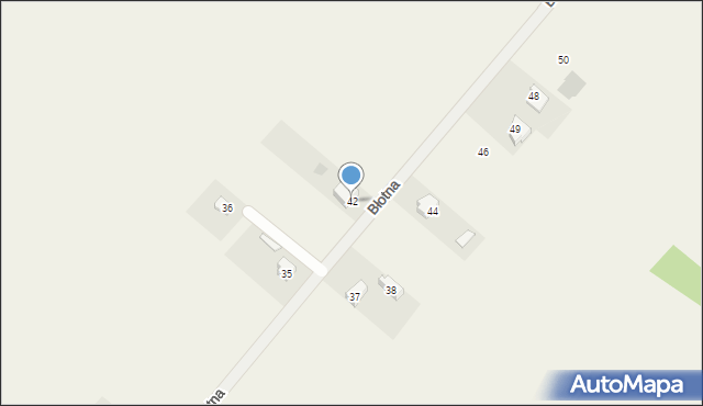 Gołąb, Błotna, 42, mapa Gołąb
