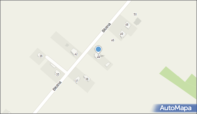 Gołąb, Błotna, 44, mapa Gołąb