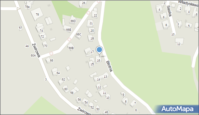 Gorzów Wielkopolski, Błotna, 16A, mapa Gorzów Wielkopolski
