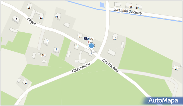 Grabowa, Błojec, 2, mapa Grabowa