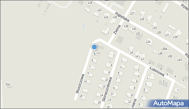 Inowrocław, Bluszczowa, 3, mapa Inowrocławia