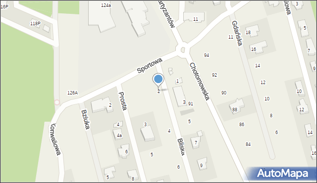 Jabłonna, Bliska, 2, mapa Jabłonna