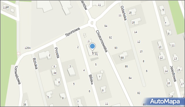 Jabłonna, Bliska, 3, mapa Jabłonna