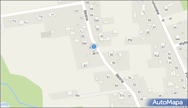 Jaktorów, Błotna, 65, mapa Jaktorów