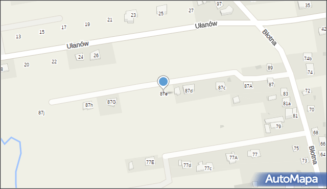 Jaktorów, Błotna, 87e, mapa Jaktorów