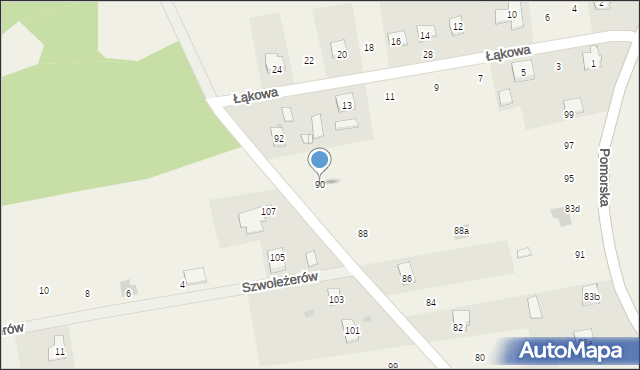 Jaktorów, Błotna, 90, mapa Jaktorów