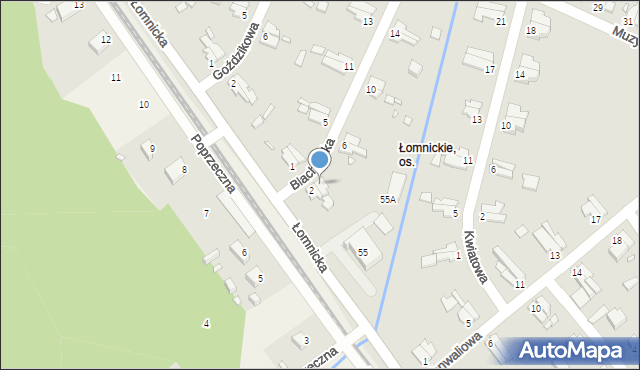 Jelenia Góra, Blacharska, 4, mapa Jelenia Góra