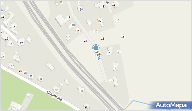 Kiekrz, Błękitna, 16, mapa Kiekrz