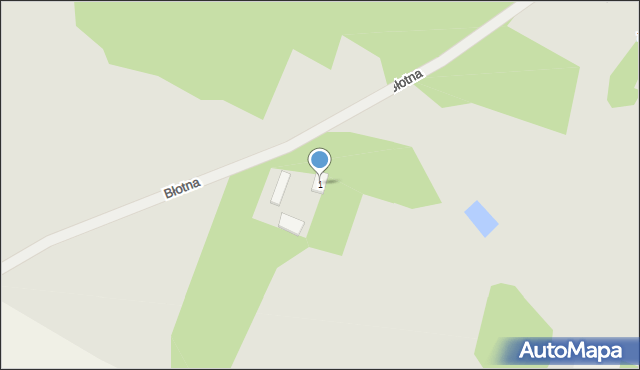 Kłobuck, Błotna, 1, mapa Kłobuck