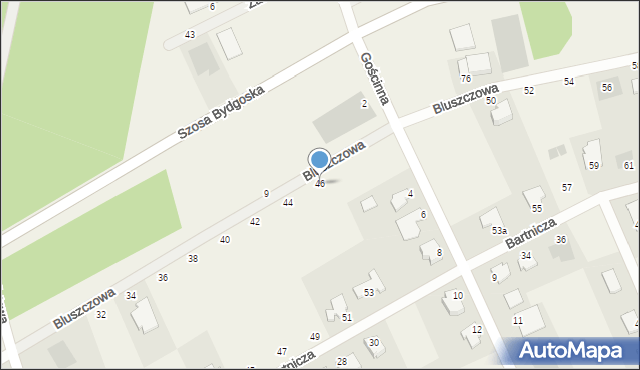 Łochowo, Bluszczowa, 46, mapa Łochowo