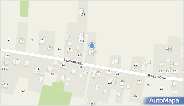 Marklowice, Bławatkowa, 17, mapa Marklowice
