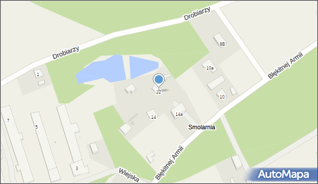 Mezowo, Błękitnej Armii, 12, mapa Mezowo