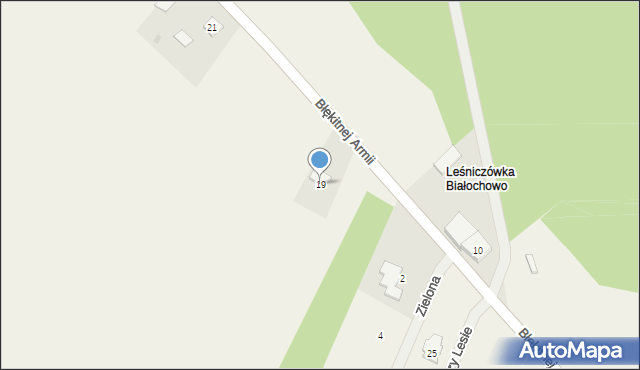 Mokre, Błękitnej Armii, 19, mapa Mokre