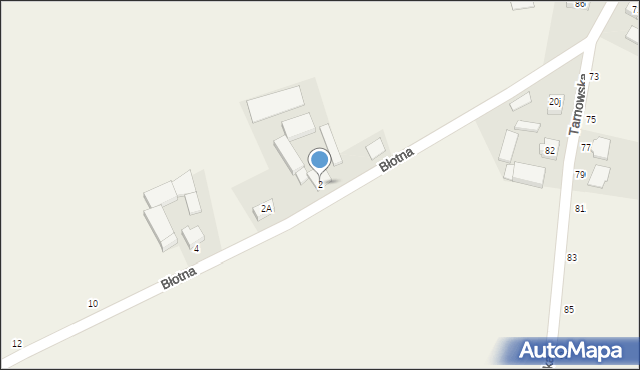 Mrowino, Błotna, 2, mapa Mrowino