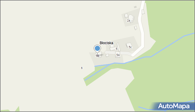 Murzasichle, Błociska, 5B, mapa Murzasichle