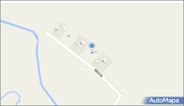 Niedźwiedź, Błonie, 48, mapa Niedźwiedź