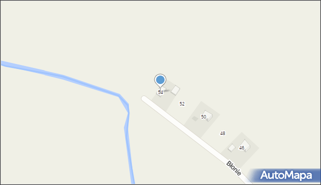 Niedźwiedź, Błonie, 54, mapa Niedźwiedź