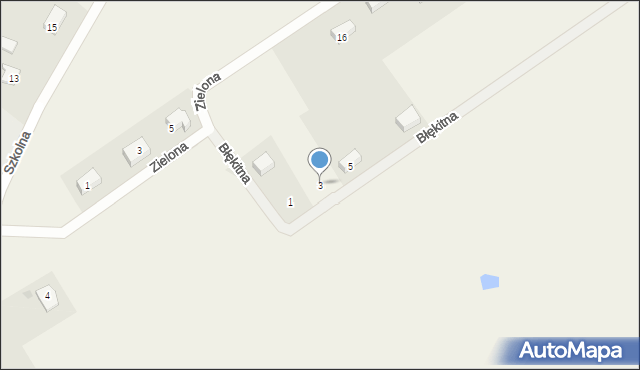 Nowa Cerkiew, Błękitna, 3, mapa Nowa Cerkiew