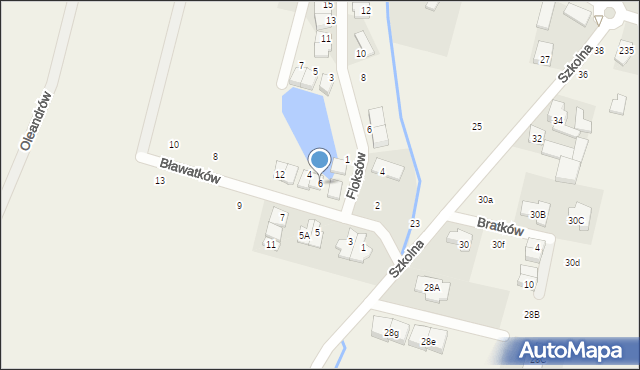 Nowa Wola, Bławatków, 6, mapa Nowa Wola