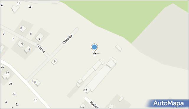 Okuniew, Bliska, 37, mapa Okuniew