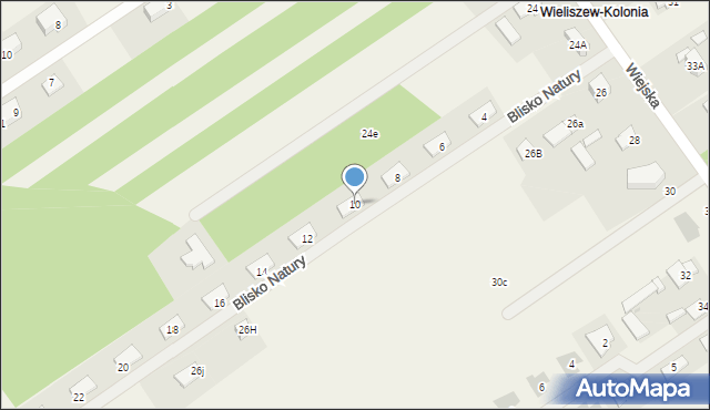 Olszewnica Stara, Blisko Natury, 10, mapa Olszewnica Stara