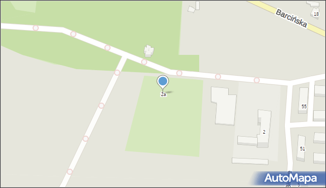 Pakość, Błonie, 2a, mapa Pakość